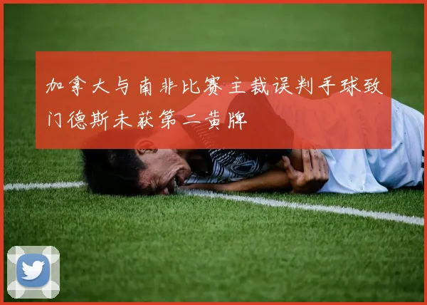加拿大与南非比赛主裁误判手球致门德斯未获第二黄牌